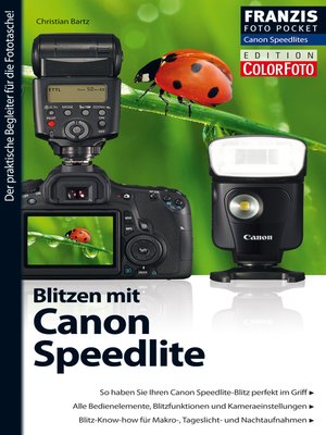 cover image of Foto Pocket Blitzen mit Canon Speedlite